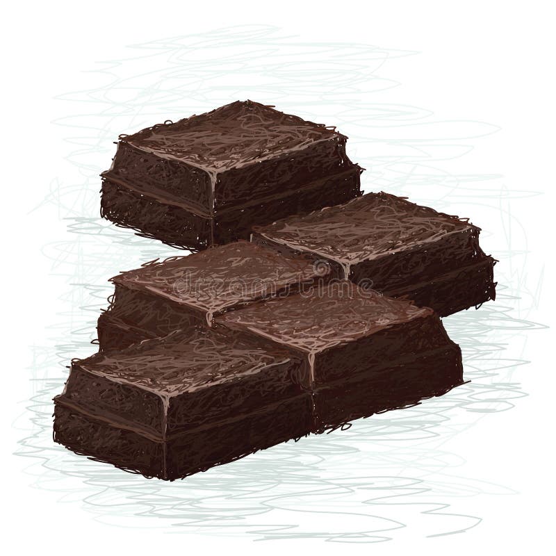 Chocolate stock de ilustración Chocolate stock de ilustración