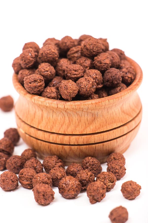 Chocolate balls stock photo. Image of groats, cereal 61174562