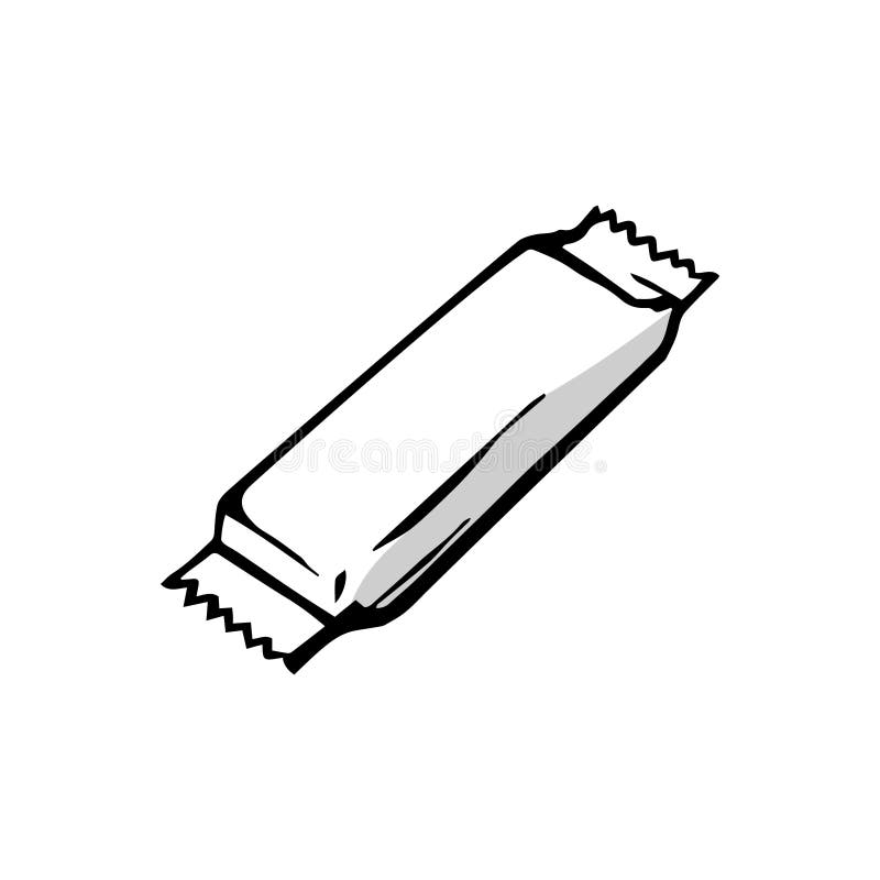 Chocolate bar isolated on white background stock illustration Chocolate bar isolated on white background stock illustration