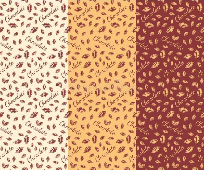 Chocolate bars seamless pattern