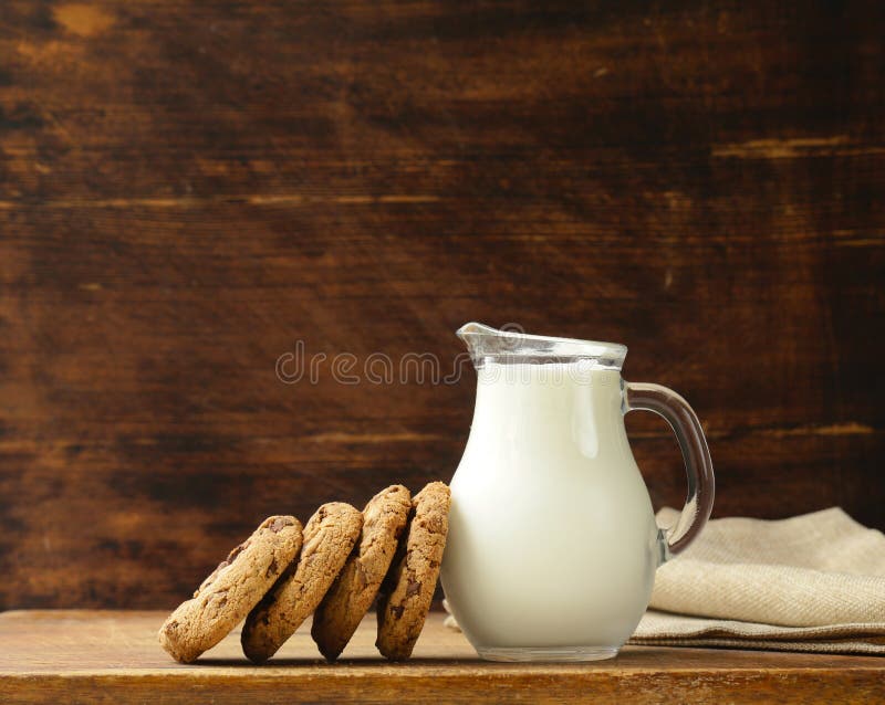 Biscuits Cookies with Chocolate Chips Stock Image Image of meal, bake