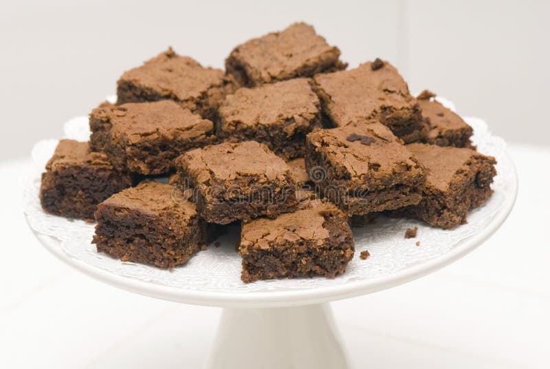 Chocolate brownie stock images