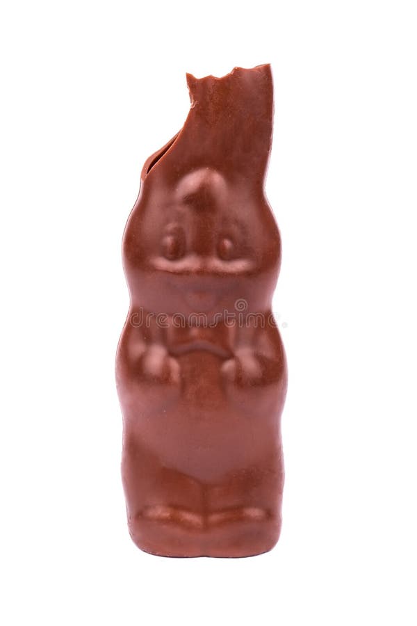 Bitten Chocolate Easter Bunny Stock Photos Free & RoyaltyFree Stock