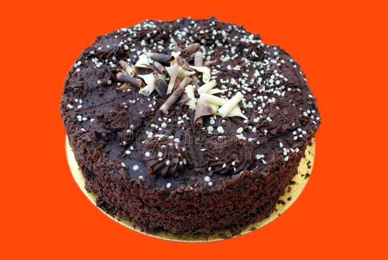 Chocolate Cake with Icing Sugar Stock Image Image of nutrition
