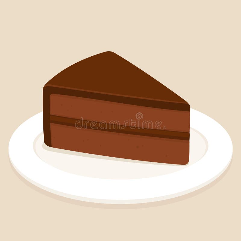 Cartoon doodle slice of cake. | CanStock