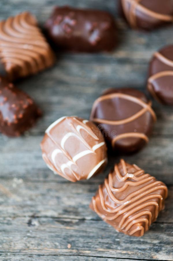 Chocolate candies stock image. Image of dessert, background 68479767