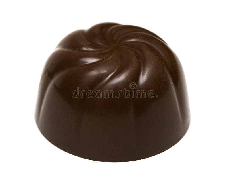 Chocolate candy isolated