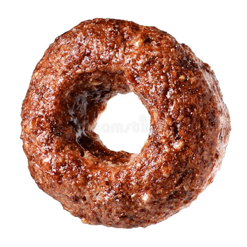 Chocolate Cereal Ring Isolated Stock Image Image of organic, healthy