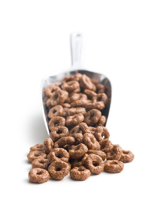 Chocolate cereal rings stock image. Image of circle, group 47983551