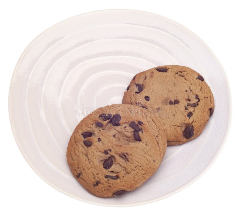 Chocolate Chip Cookie Snack Stock Image Image of concept, dessert
