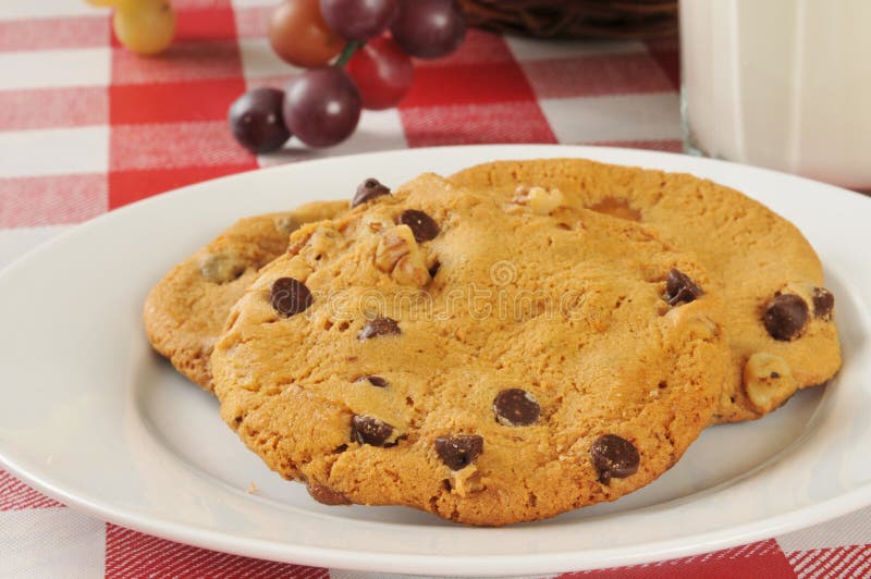 Chocolate chip walnut cookies