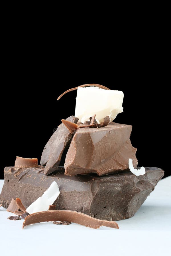 Chocolate Chunks royalty free stock photo Chocolate Chunks royalty free stock photo