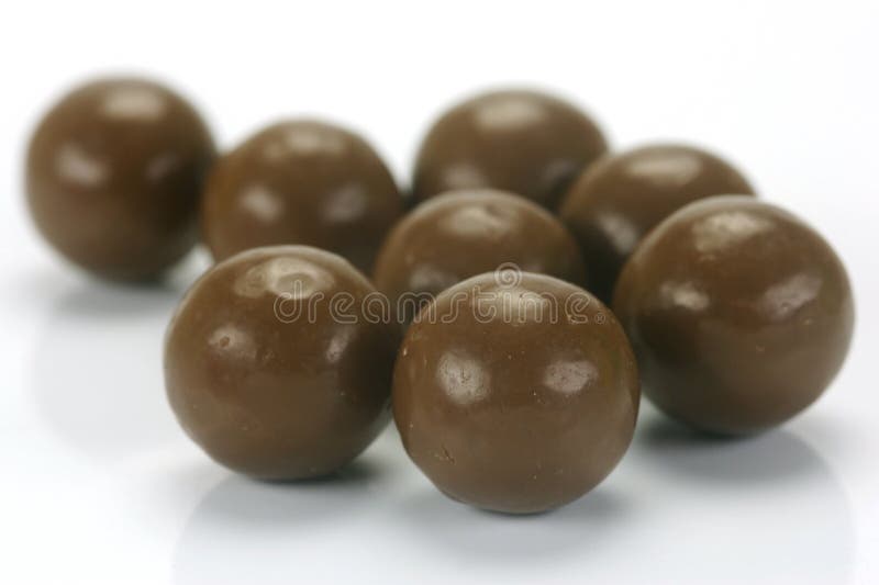 Chocolate Coated Balls stock photo. Image of lolly, candy 9959604