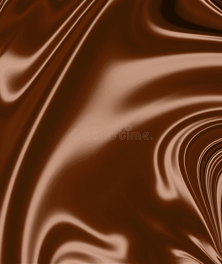 Ricca di cioccolato, il caffè marrone cremoso, vorticoso increspature in questo sfondo uniforme di design.