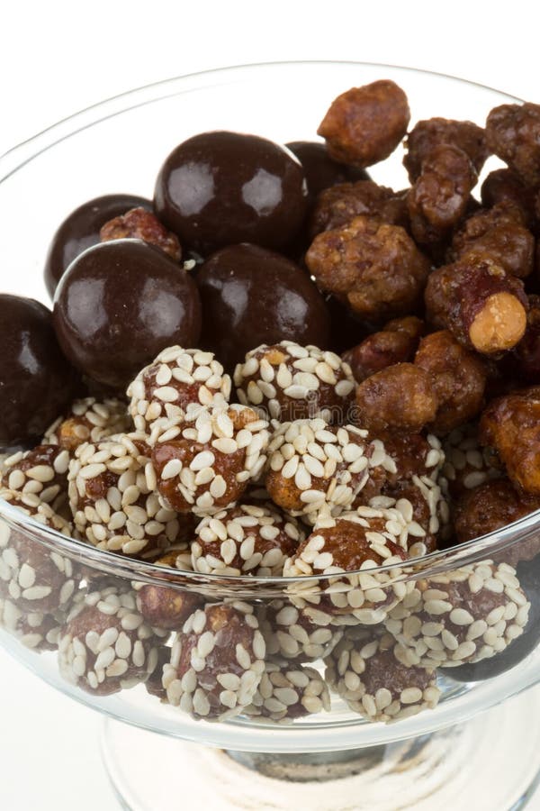 Dried Fruit And Chocolate Covered Nuts Stock Image Image of pineapple