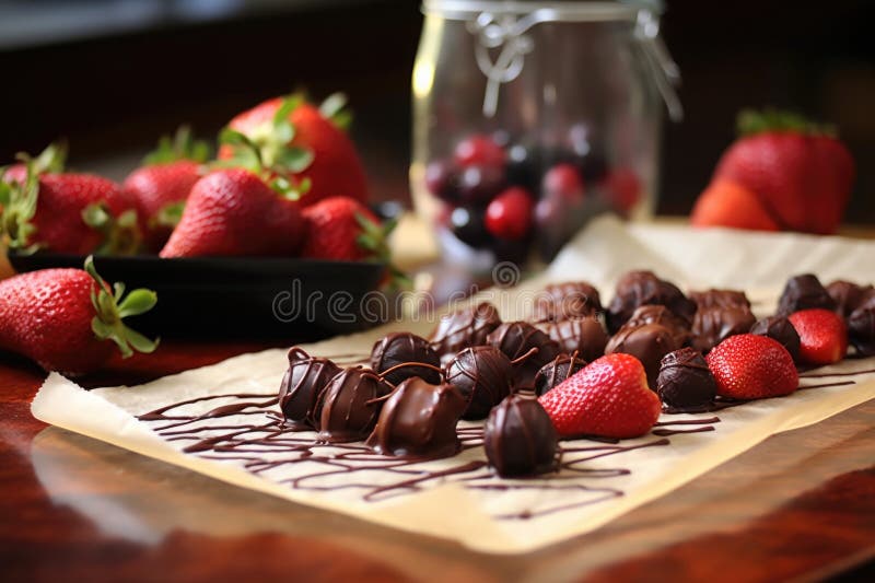 Chocolate Covered Strawberries Stock Illustrations 544 Chocolate