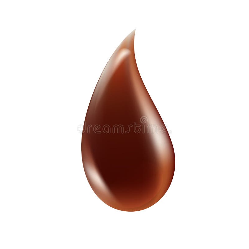 Chocolate del descenso en el fondo blanco, vector stock de ilustración Chocolate del descenso en el fondo blanco, vector stock de ilustración