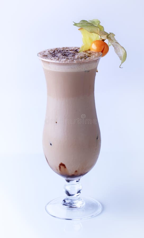 Chocolate drink stock image. Image of blended, drink 17342365