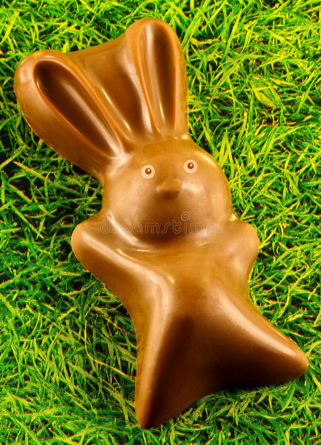 Chocolate Easter bunny stock image. Image of easter, christian 38997463
