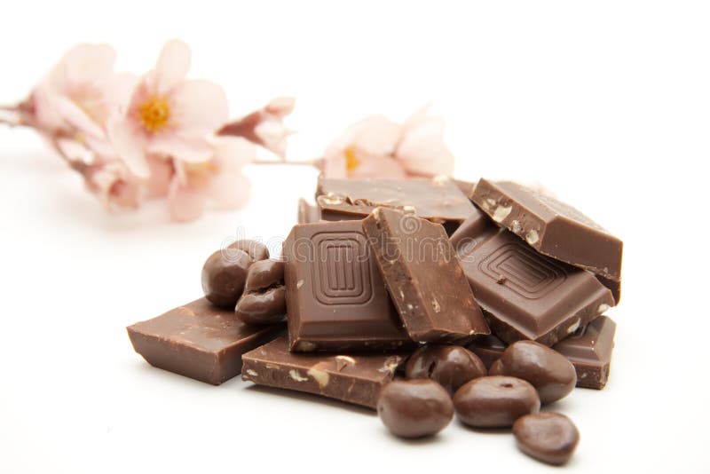 Chocolate with flower