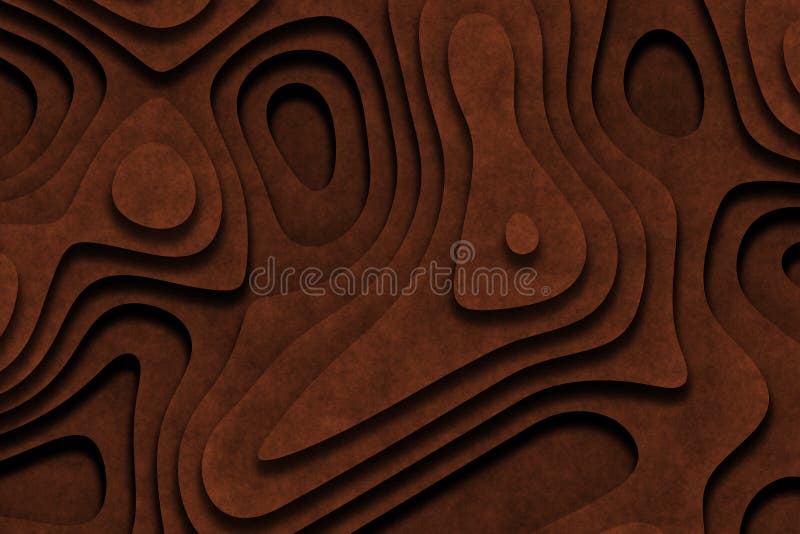Chocolate Frosted Cake Abstract Background royalty free illustration