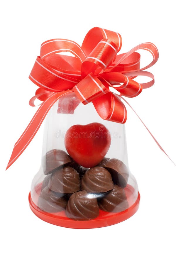Chocolate gift stock image. Image of celebration, sketching 7914257