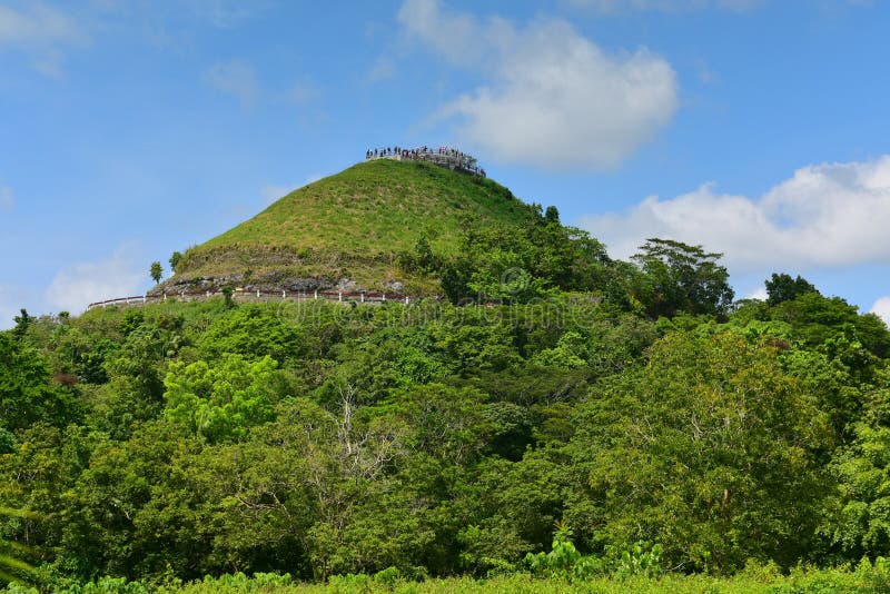 The Chocolate Hills geological formation in Philippines