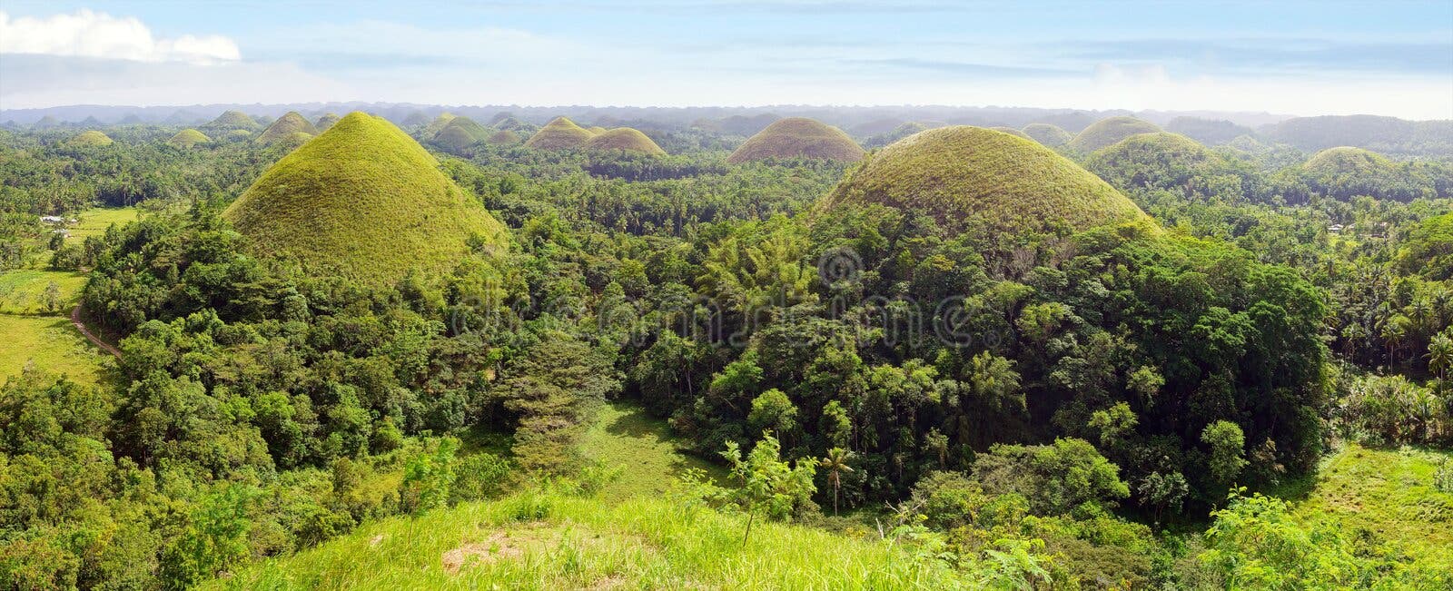 Bohol Chocolate Hills stock image. Image of hill, beautiful 14092075