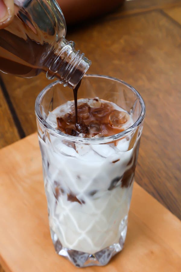 Chocolate or Iced Cocoa ,iced Chocolate Stock Image Image of