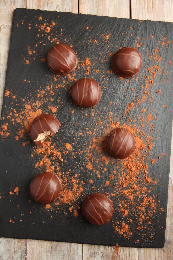 Chocolate kisses stock image. Image of chocolate, kisses 98696815