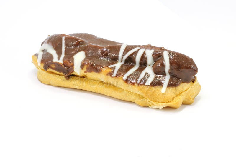 Chocolate Layered Eclair Pastry Stock Image Image of sugar, eclaire 71322563