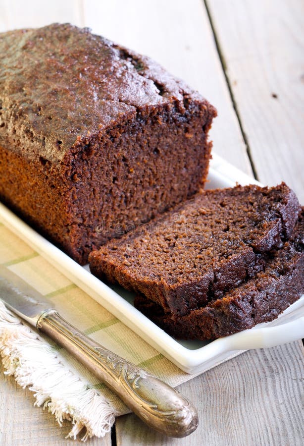 Chocolate loaf cake stock image. Image of chocolate, loaf 37184995