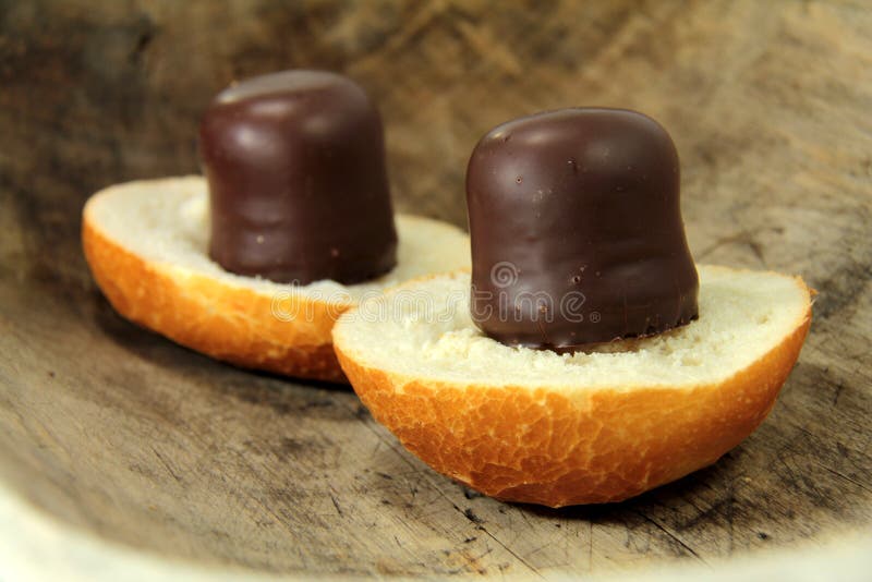 Chocolate marshmallow stock image. Image of swedes, kiss 31215119