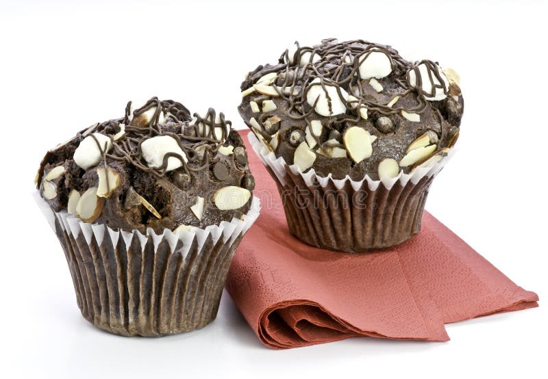 Chocolate marshmallow muffins