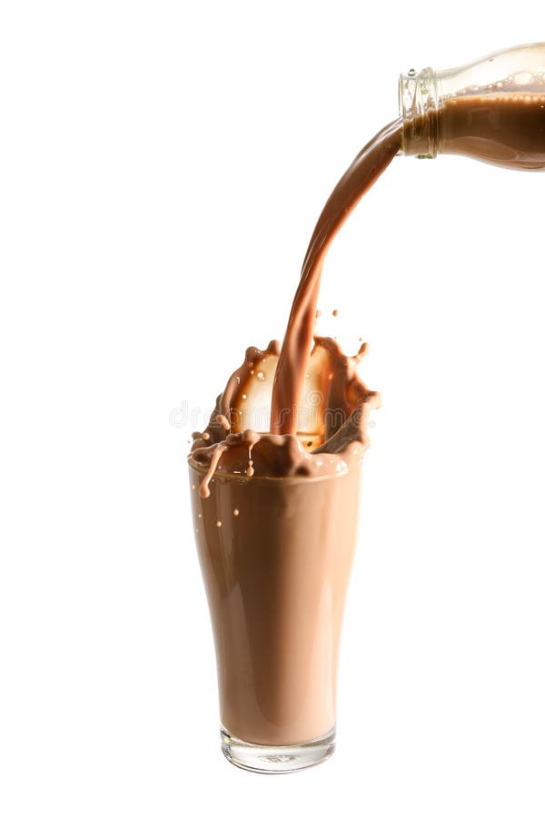 Chocolate Milk stock image. Image of breakfast, appetizing - 94359655