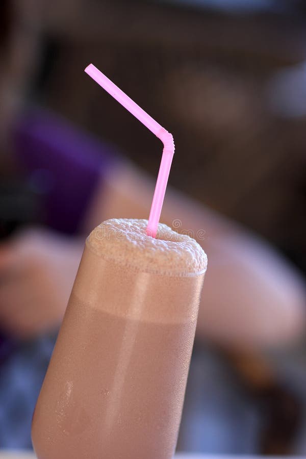 Chocolate Milk Shake Stock Image Image Of Cold White 18884283