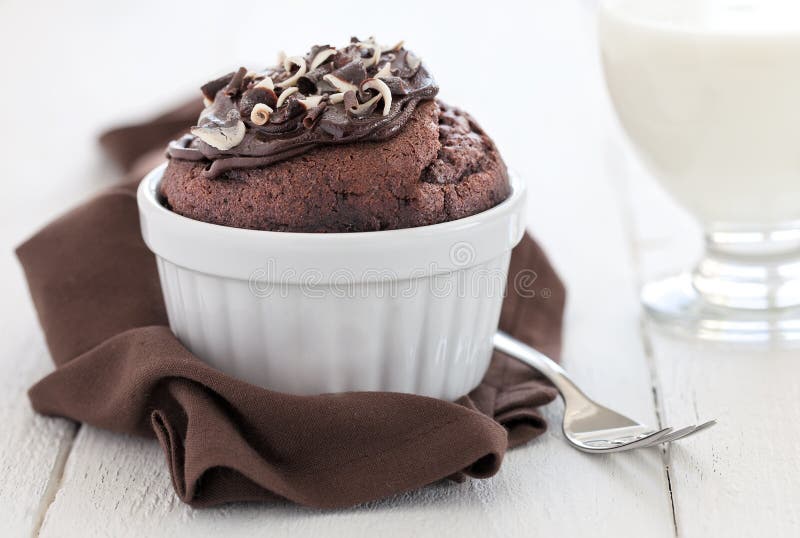Chocolate muffin stock photo. Image of sweet, goods, piece 23740934