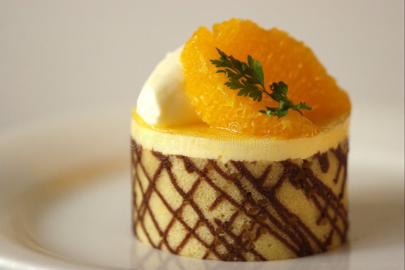 Chocolate Orange Mousse Cake Stock Photo Image of delicious, food 508914