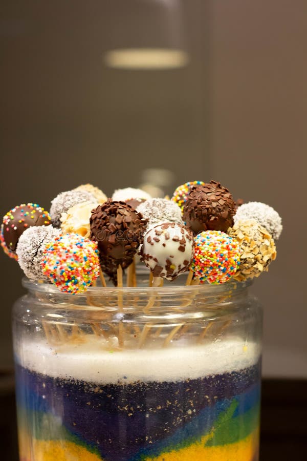 Chocolate Pop Cake in Glass Dish Stock Photo Image of cookie