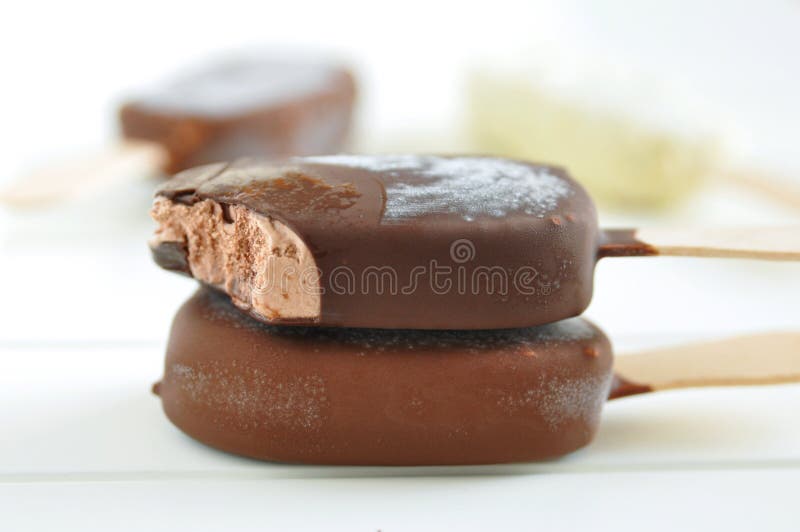 Chocolate Popsicle Ice Cream Stock Photo Image of refreshing