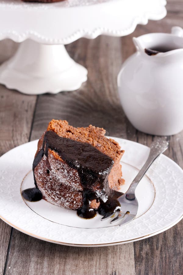 Chocolate and Red Wine Ring Cake Stock Photo Image of dessert, icing