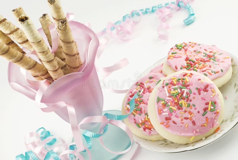 Chocolate Rolled Wafers and Sugar Cookies