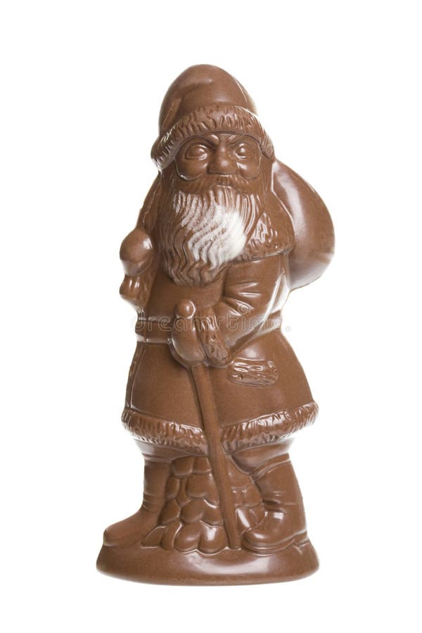 Chocolate santa claus