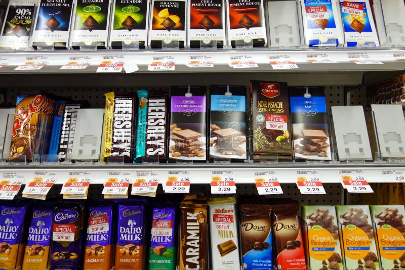 chocolate snacks list