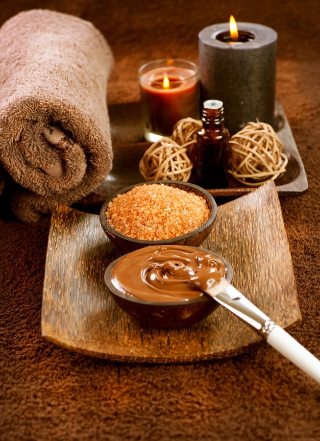 Chocolate Spa Mask. Day-spa Treatment. Chocolate Spa Mask. Day-spa Treatment