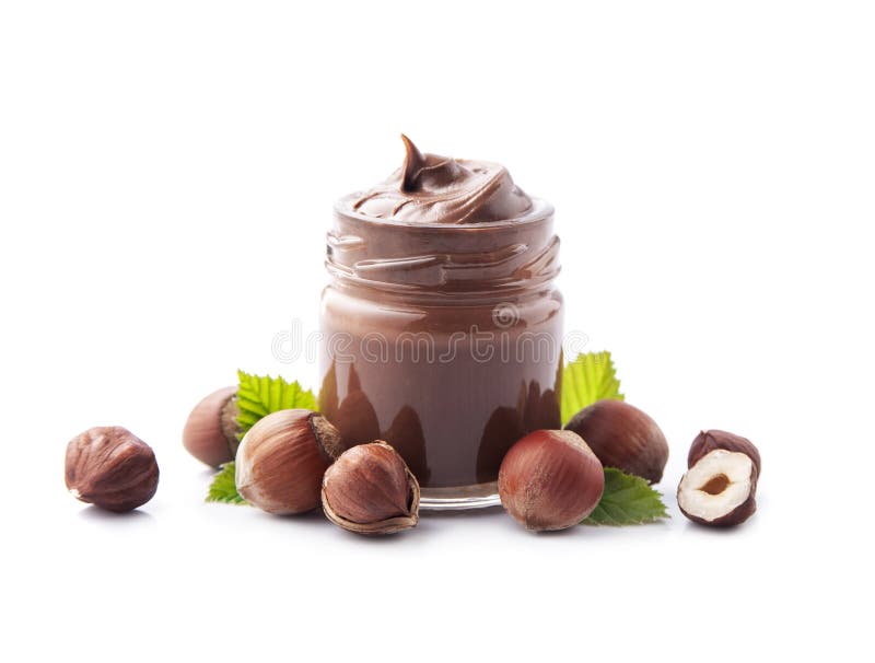Chocolate Spread with Hazelnuts Stock Photo Image of seed, topping