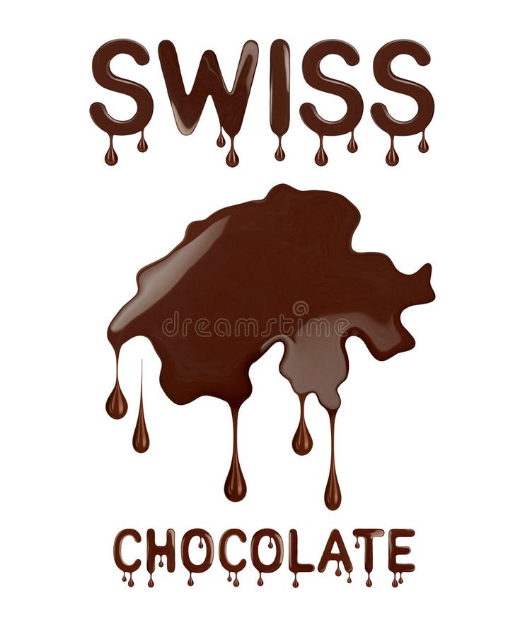 Estilo De Dibujos Animados De Iconos De La Barra De Chocolate Suiza