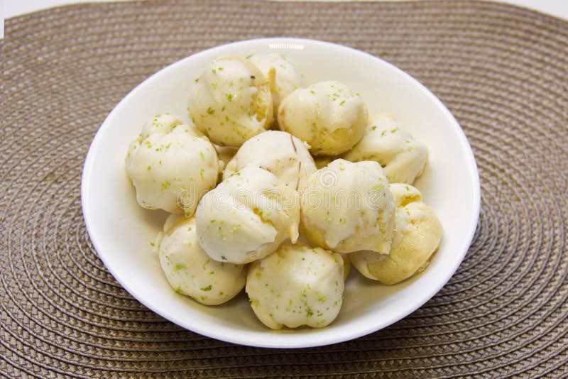 Chocolate and Sweet Lemon Cookie. Carolina, Sweet Typical Brazil Stock ...