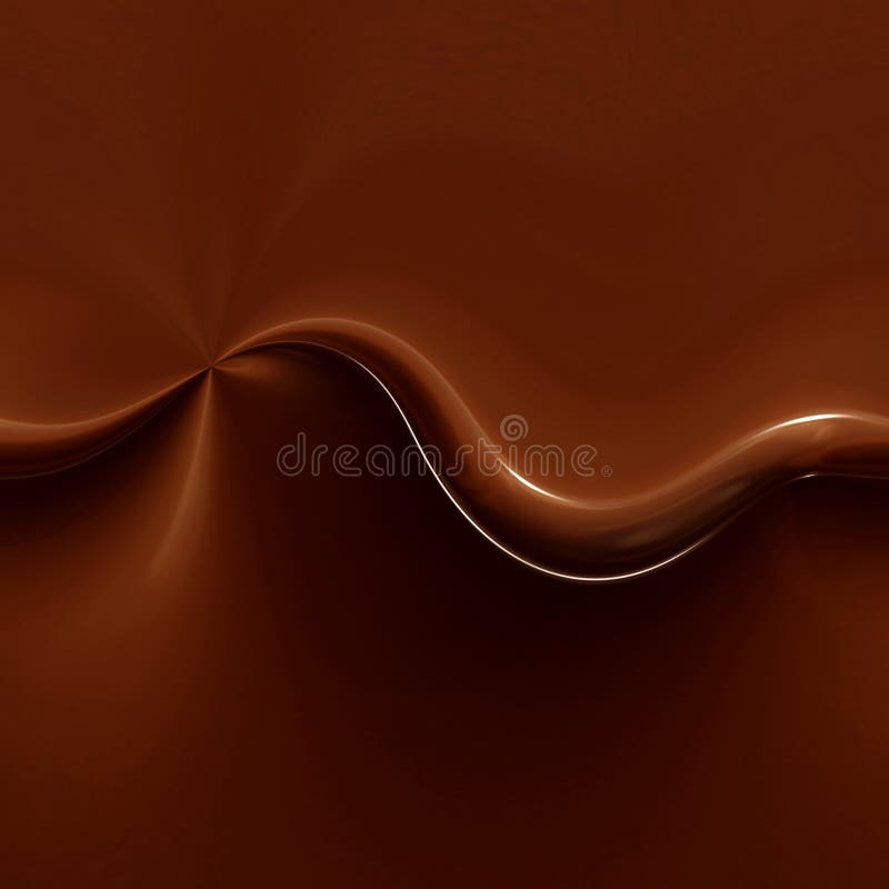 Rich, smooth chocolate or coffee brown wave background design. Rich, smooth chocolate or coffee brown wave background design.
