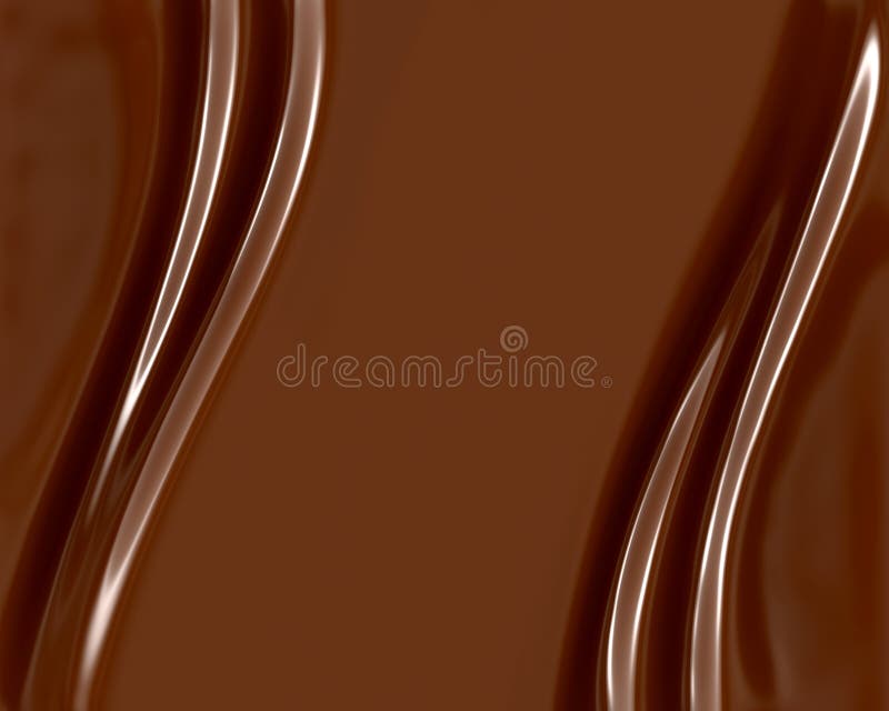 Rich chocolate brown creamy, swirling shining ripples in this smooth as satin background design and copyspace. Rich chocolate brown creamy, swirling shining ripples in this smooth as satin background design and copyspace.